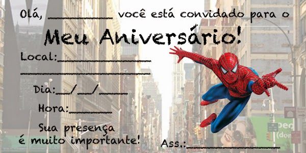 Convite de Aniversário Infantil