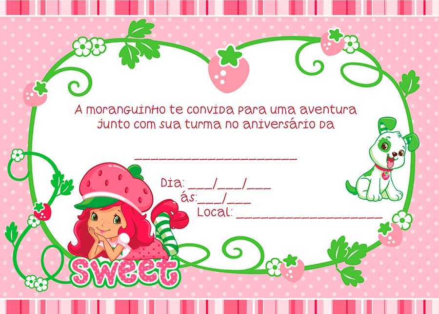 Convite de Aniversário Infantil