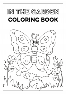 Borboleta para colorir