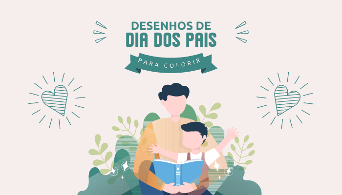 Desenhos de dia dos pais para colorir