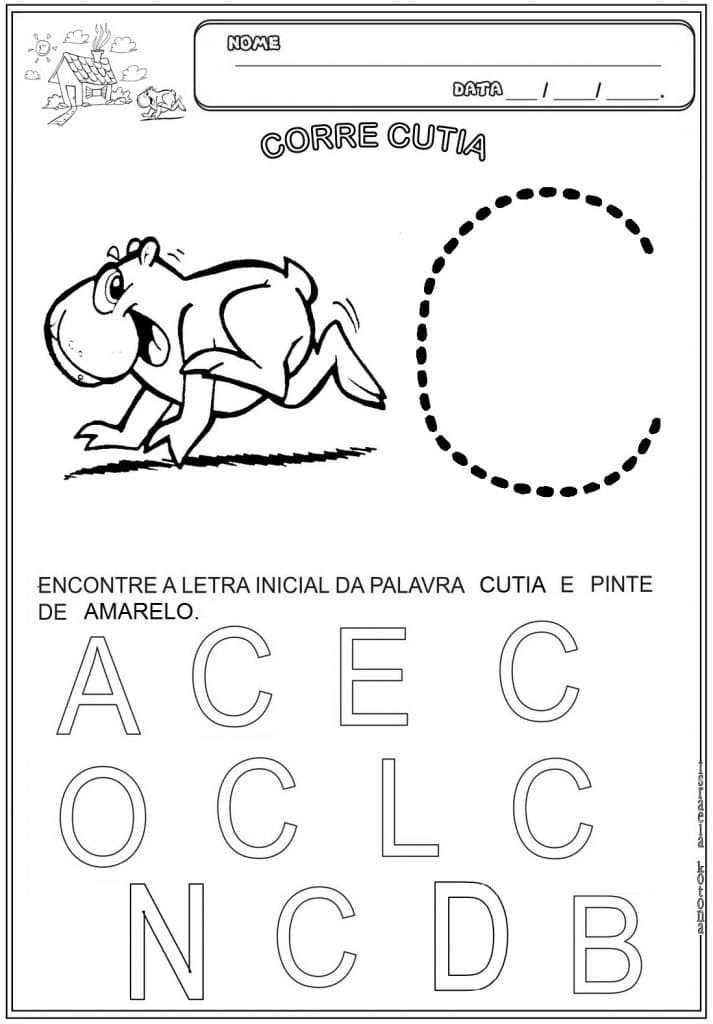 Atividades com letra C