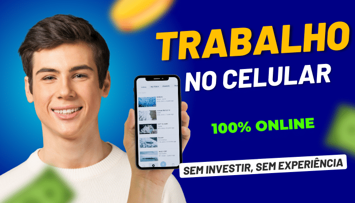 Trabalho online pelo celular