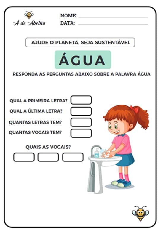 Atividades para aprender a ler 