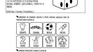 Atividades com a letra D para imprimir