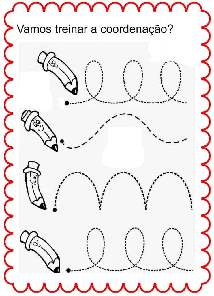Atividades de coordenação motora