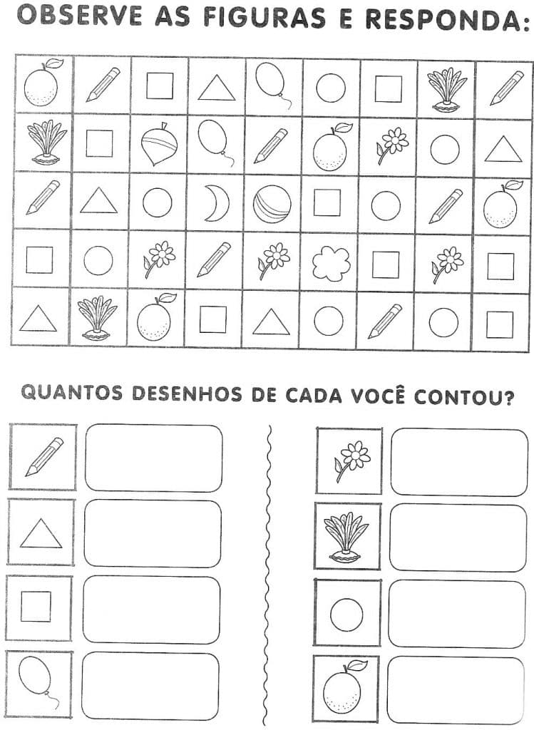 Atividades de matemática 1 ano