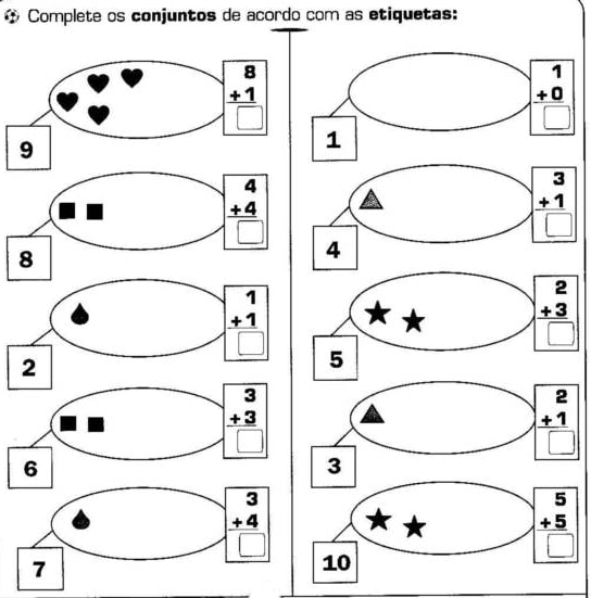 Atividades de matemática 1 ano