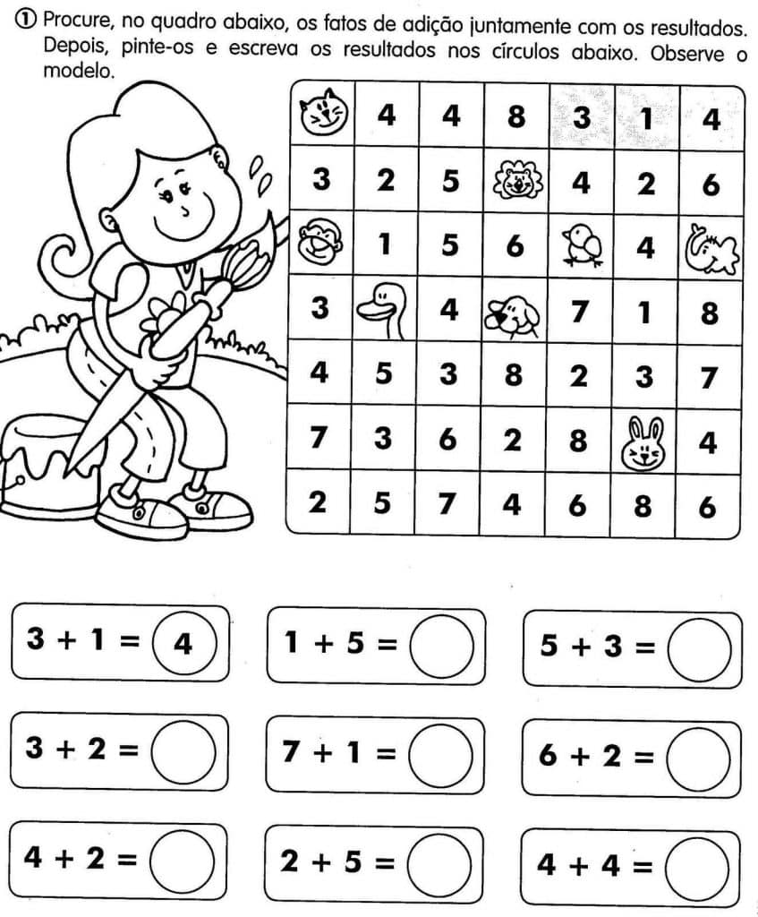 Atividades de matemática 2 ano