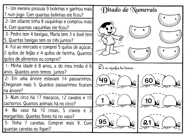 Atividades de matemática 2 ano