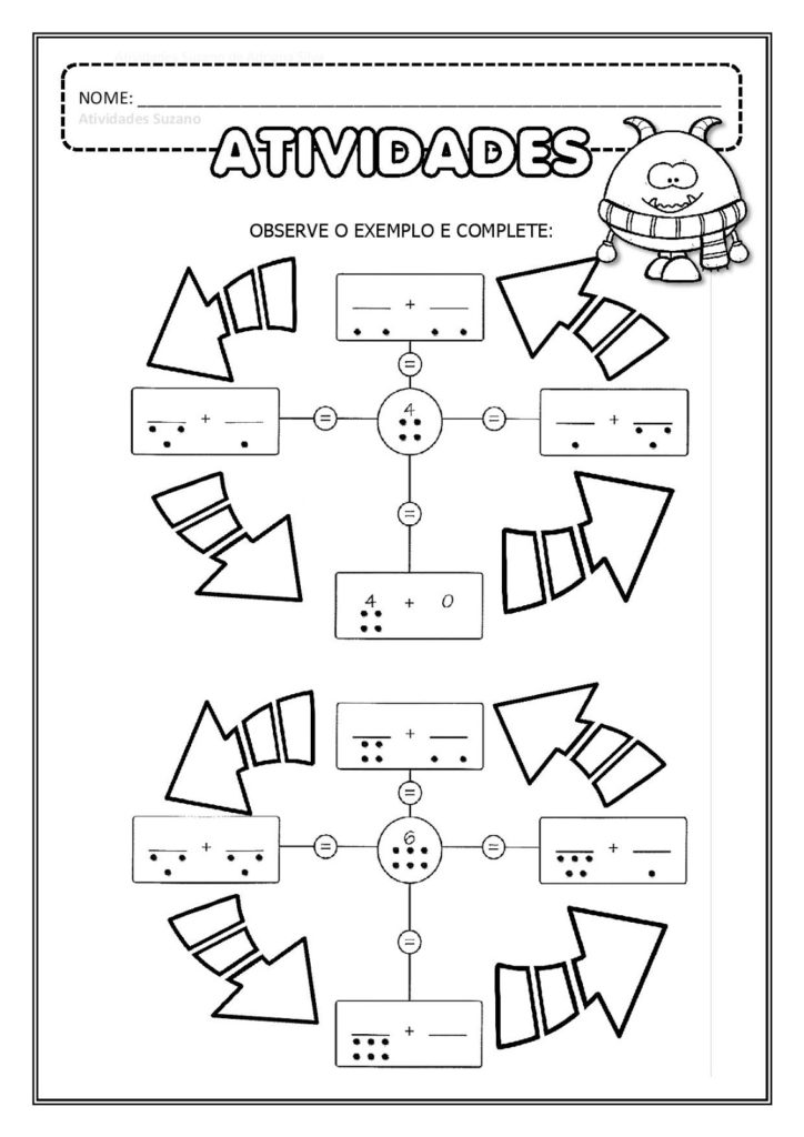 Atividades de matemática 1 ano