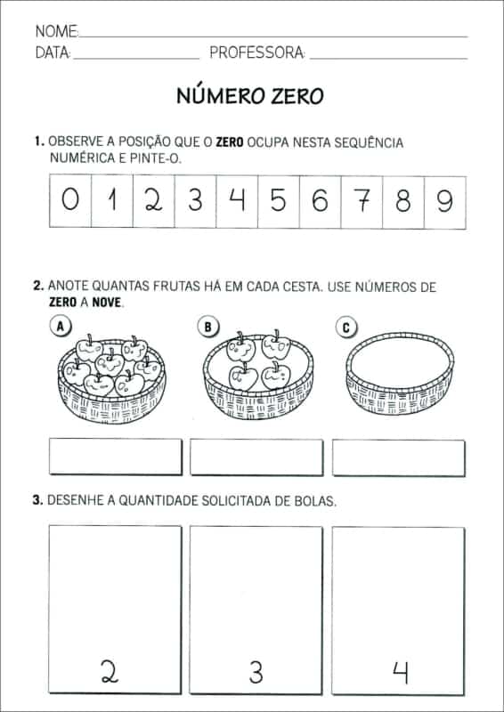 Atividades de matemática 1 ano