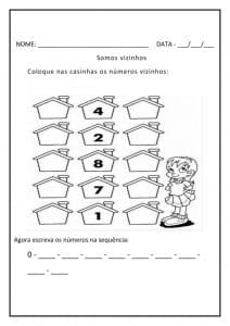 Atividades de matemática 1 ano