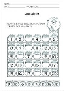 Atividades de matemática 1 ano