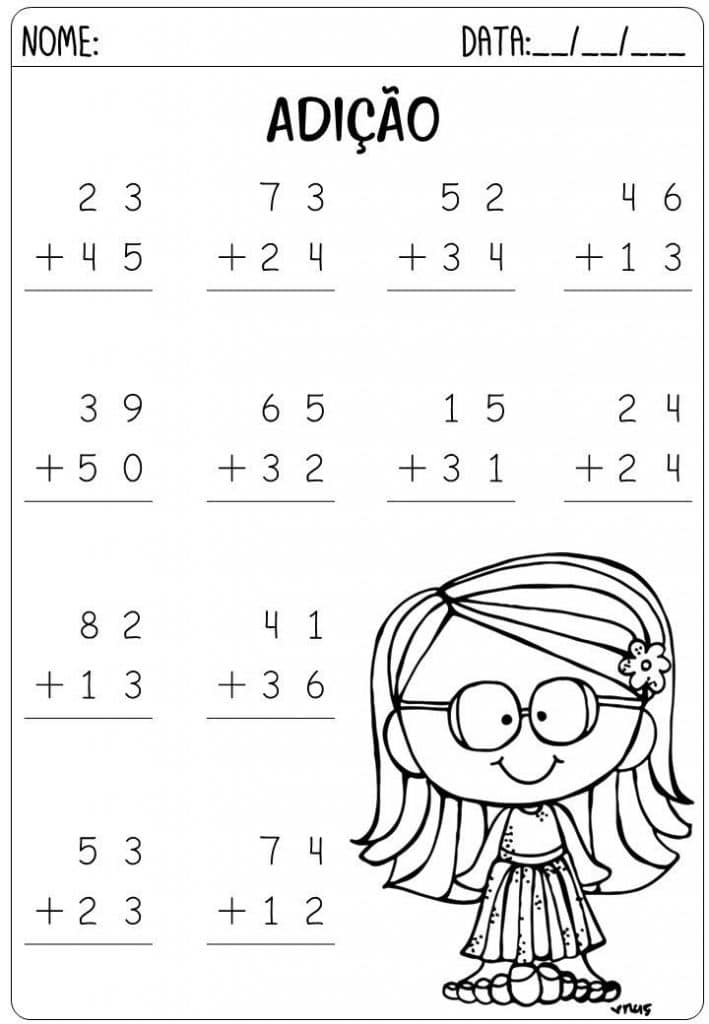 Atividades de matemática 2 ano