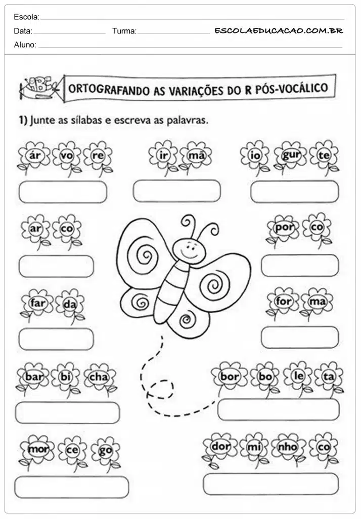 Atividades de alfabetização 2º ano