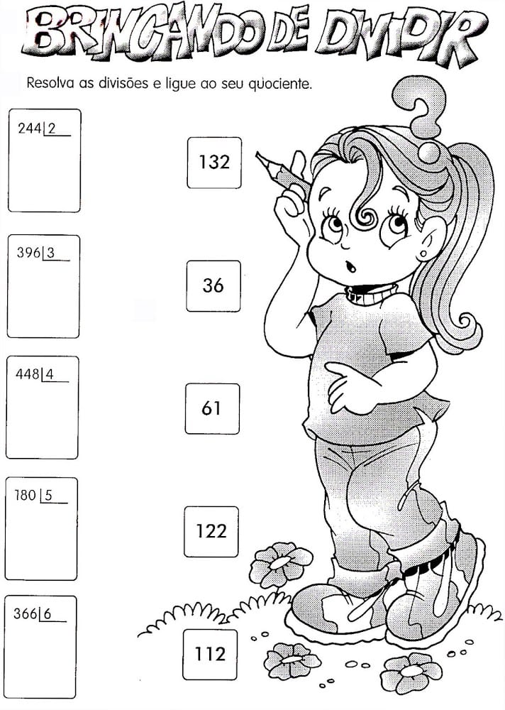 Atividades de matemática 3º ano