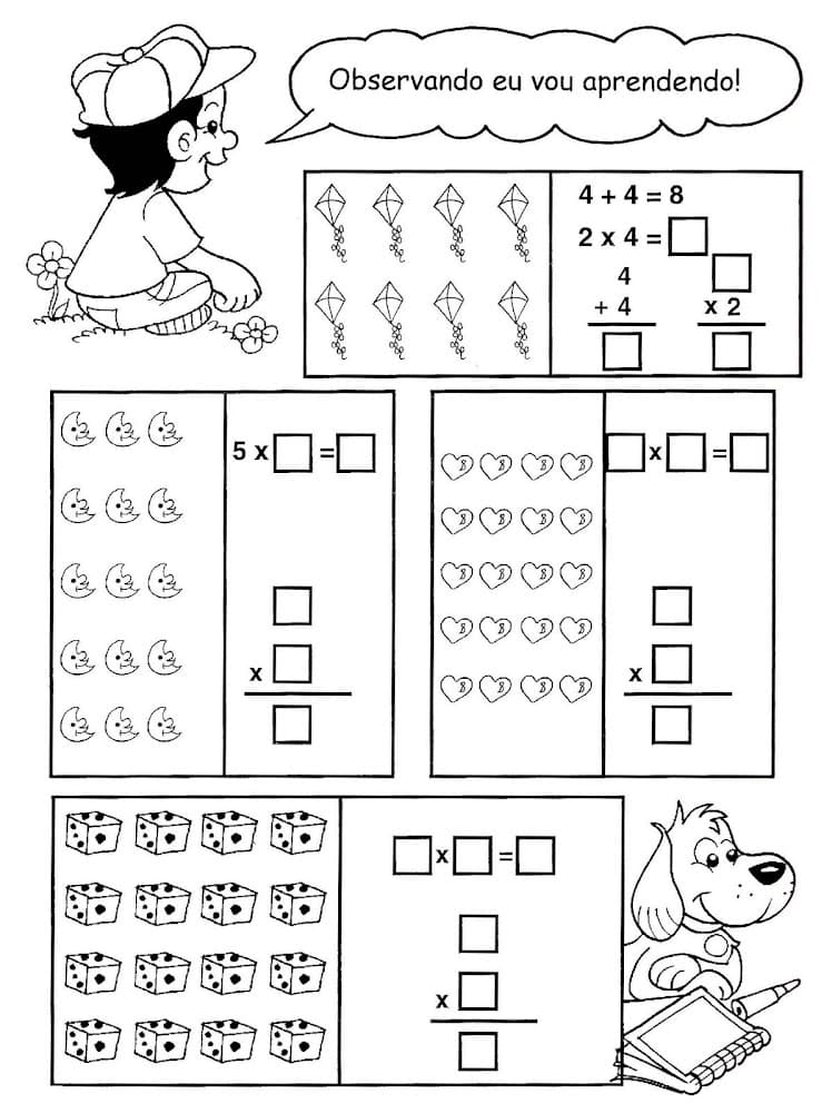 Atividades de matemática 3º ano