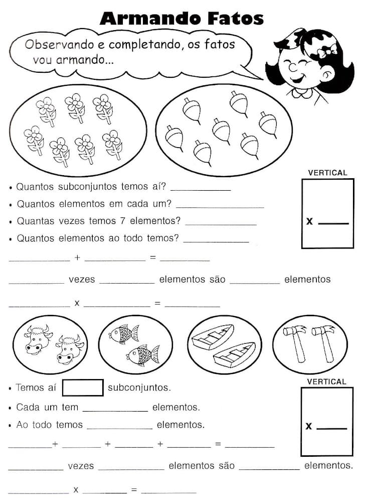 Atividades de matemática 3º ano