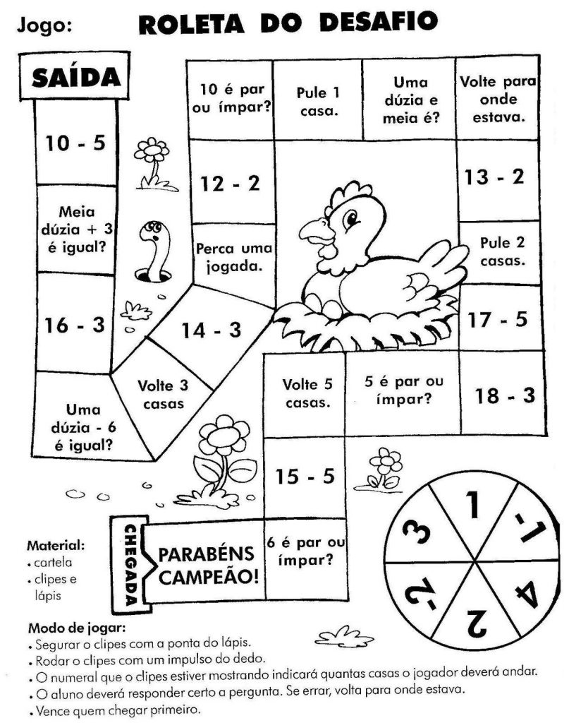 Atividades de matemática 3º ano