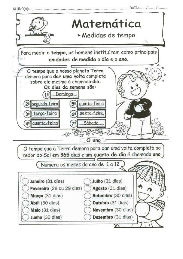 Atividades de matemática 4º ano