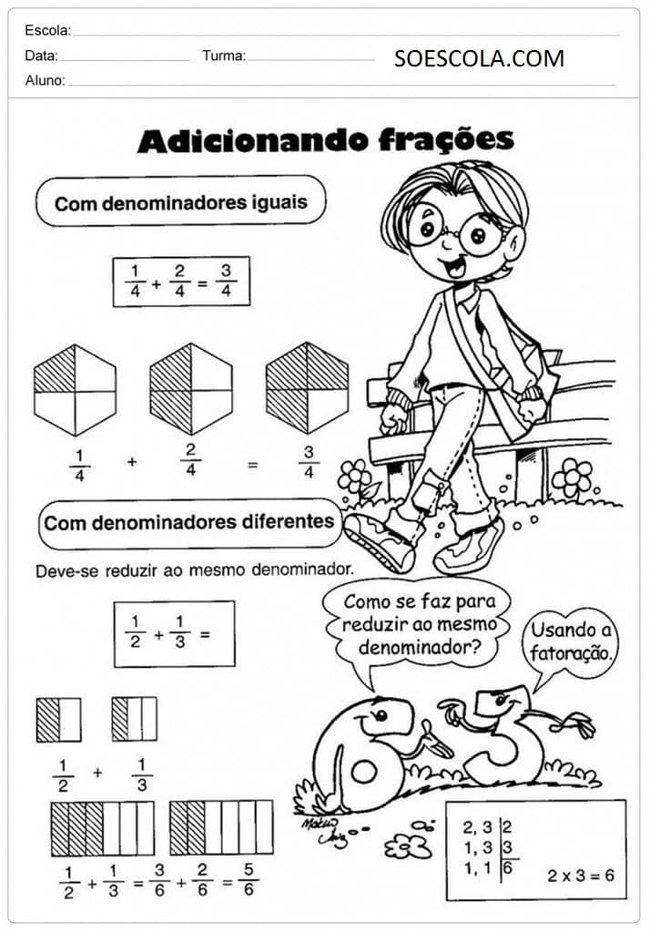 Atividades de matemática 5º ano