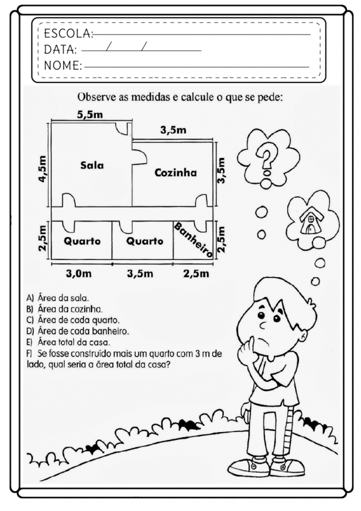 Atividades de matemática 5º ano