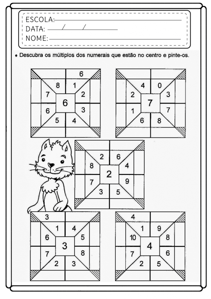 Atividades de matemática 5º ano