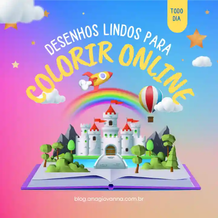 Desenhos lindos para colorir online