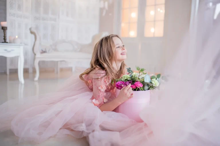 vestido de festa infantil rosa princesa para aniversário